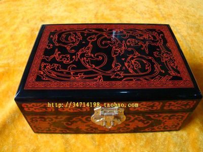 平遙漆器珠寶盒 定制工藝禮品，傳承經(jīng)典文化